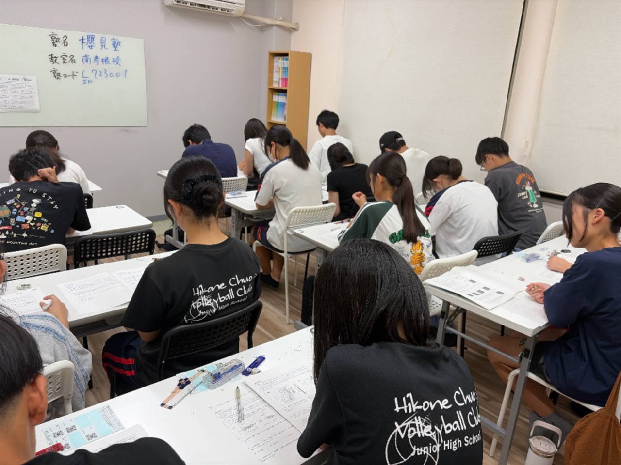 夏休み明けの模試です!|櫻見塾【彦根市の個別指導塾】